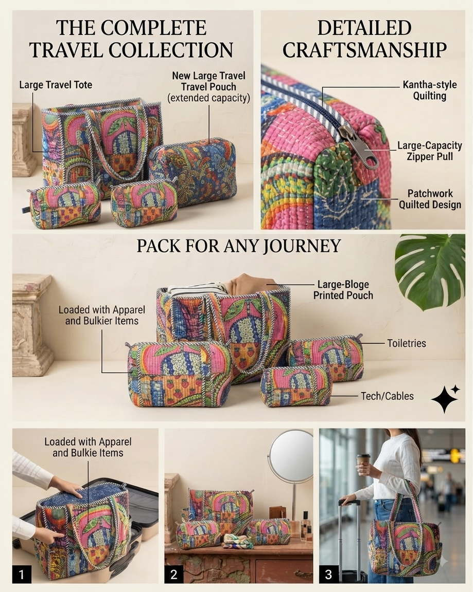 Quilt Set Tote Bag By Anhad Rang