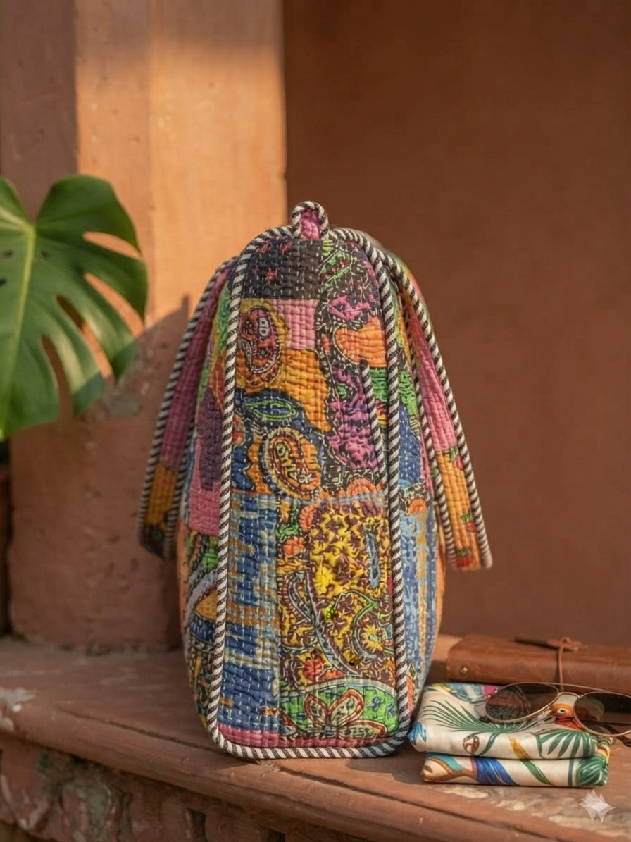 Quilt Set Tote Bag By Anhad Rang