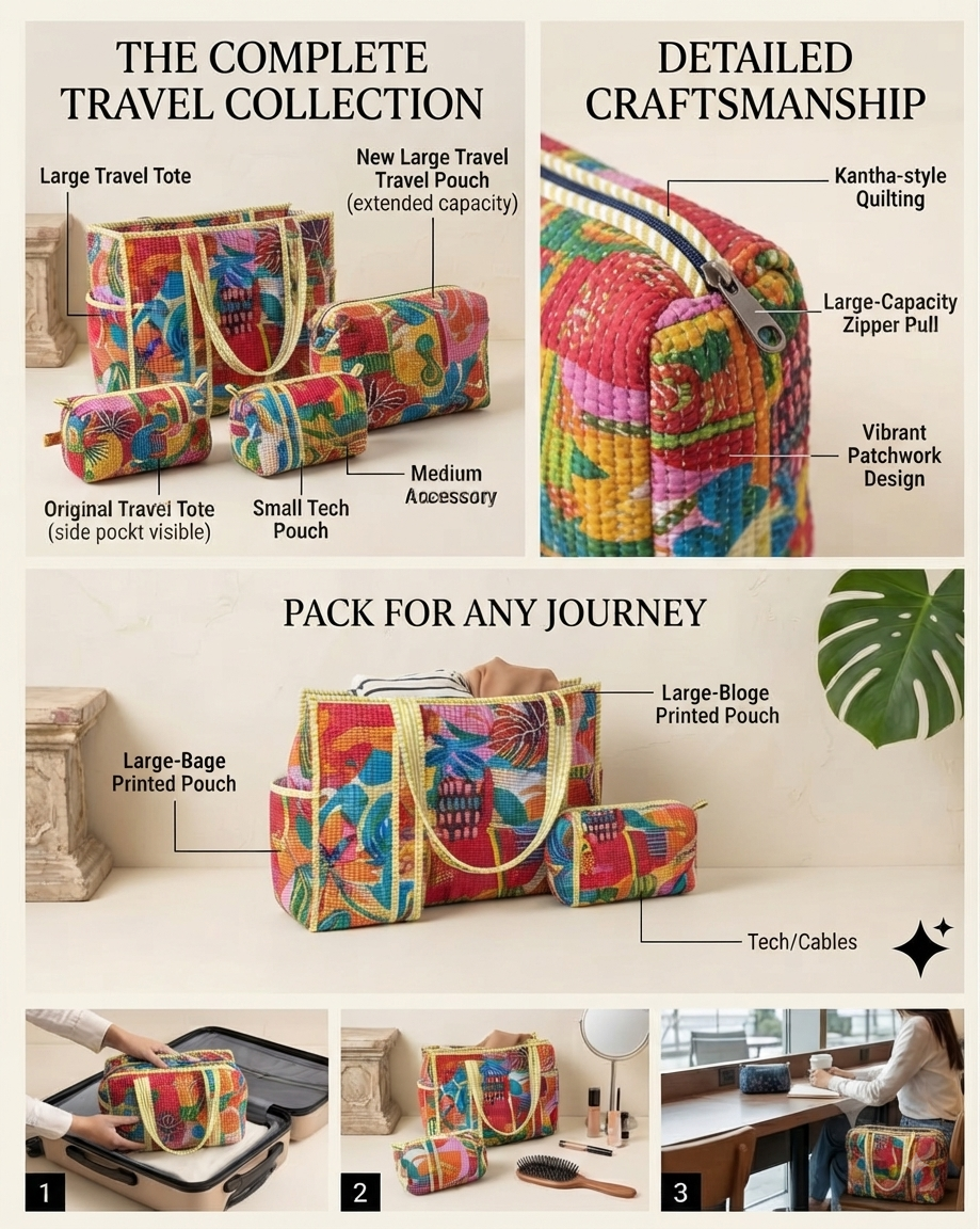 Quilt Set Tote Bag By Anhad Rang