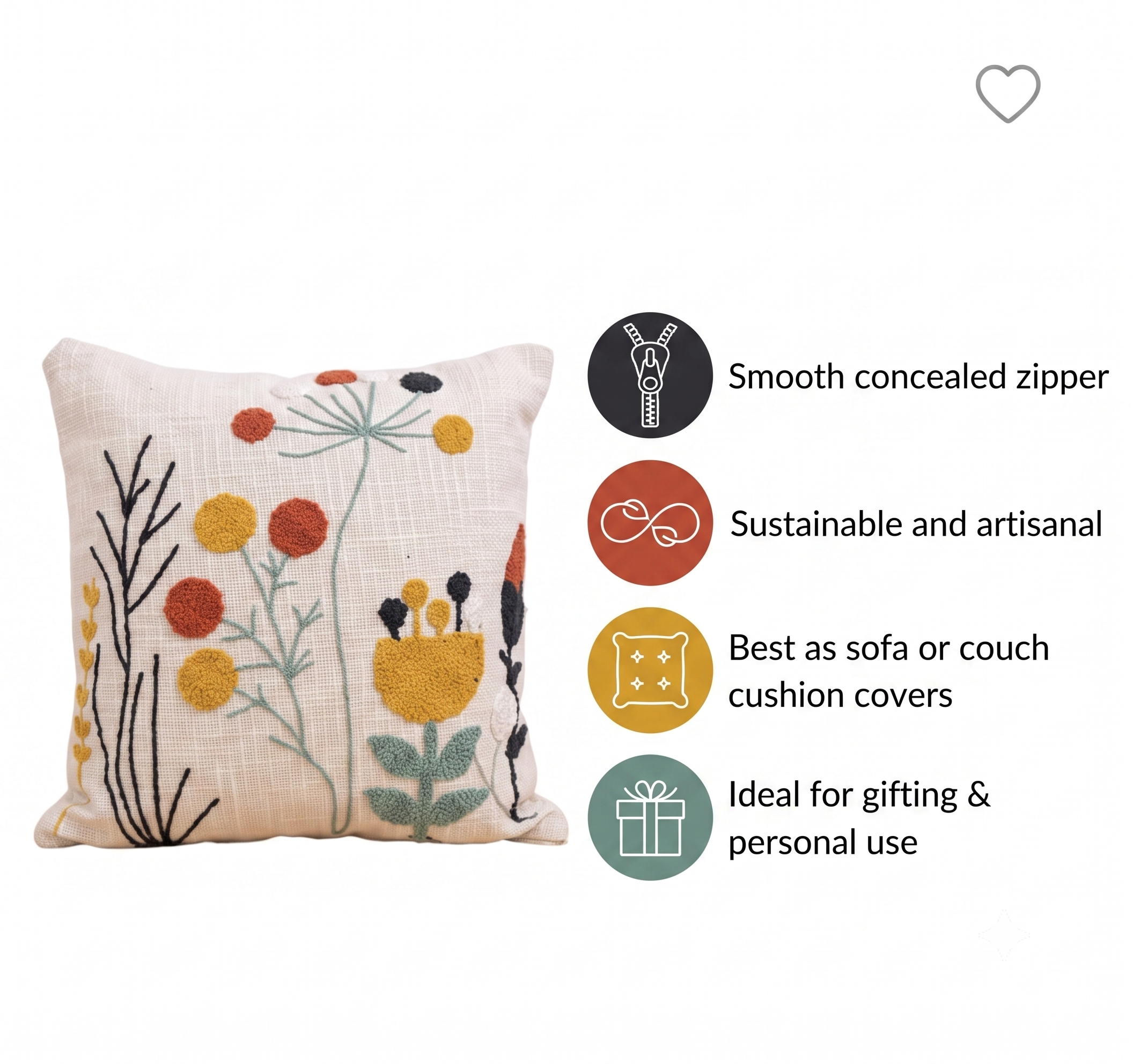 Meadow Daisy Cushion Cover
